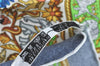 Authentic HERMES Carre 90 Scarf "CHASSE EN INDE" Silk Light Gray J2214