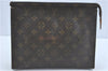 Auth Louis Vuitton Monogram Poche Toilette 26 Cosmetics Pouch M47542 Junk J2217