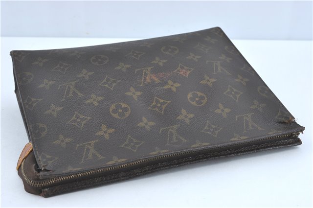 Auth Louis Vuitton Monogram Poche Toilette 26 Cosmetics Pouch M47542 Junk J2217