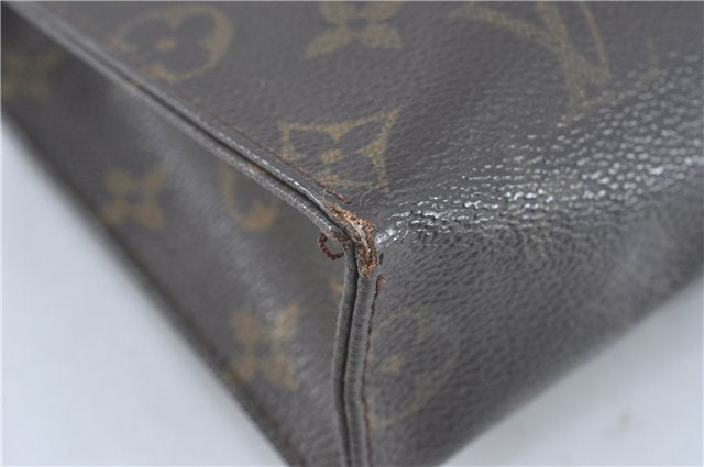 Auth Louis Vuitton Monogram Poche Toilette 26 Cosmetics Pouch M47542 Junk J2217