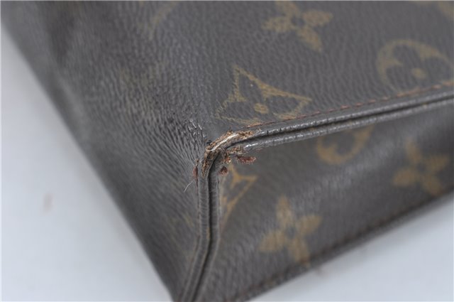 Auth Louis Vuitton Monogram Poche Toilette 26 Cosmetics Pouch M47542 Junk J2217