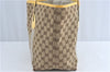 Authentic GUCCI Jolie Shoulder Tote Bag GG Canvas Enamel 211970 Brown J2231