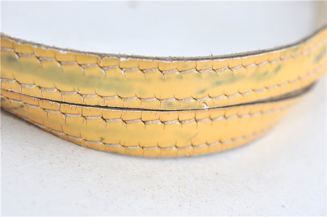 Authentic GUCCI Jolie Shoulder Tote Bag GG Canvas Enamel 211970 Brown J2231