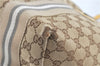 Authentic GUCCI Jolie Shoulder Tote Bag GG Canvas Enamel 211970 Brown J2231