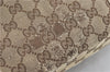 Authentic GUCCI Jolie Shoulder Tote Bag GG Canvas Enamel 211970 Brown J2231
