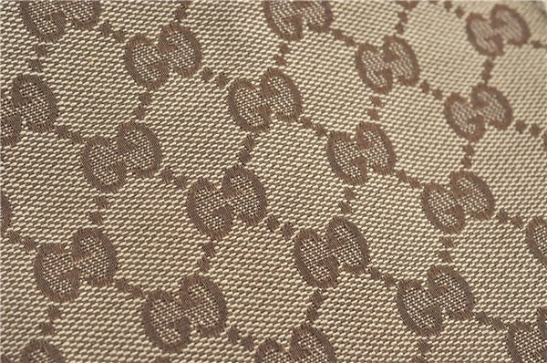 Authentic GUCCI Jolie Shoulder Tote Bag GG Canvas Enamel 211970 Brown J2231