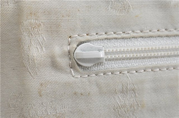 Authentic GUCCI Jolie Shoulder Tote Bag GG Canvas Enamel 211970 Brown J2231