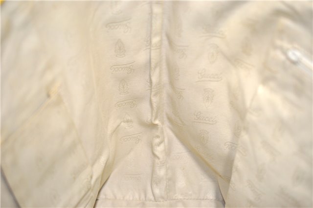 Authentic GUCCI Jolie Shoulder Tote Bag GG Canvas Enamel 211970 Brown J2231