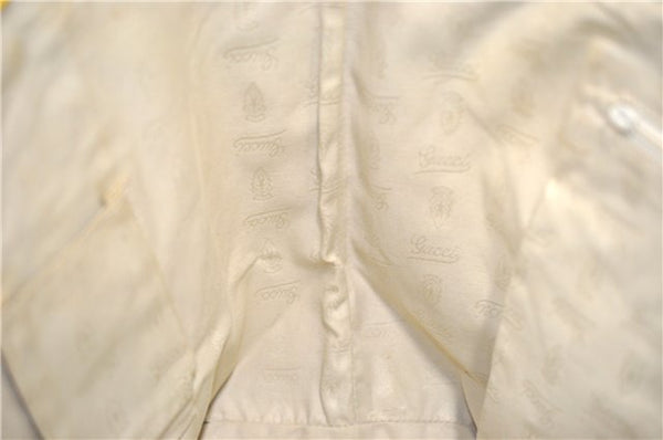 Authentic GUCCI Jolie Shoulder Tote Bag GG Canvas Enamel 211970 Brown J2231