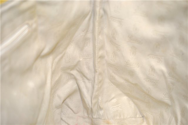 Authentic GUCCI Jolie Shoulder Tote Bag GG Canvas Enamel 211970 Brown J2231