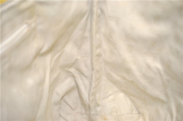 Authentic GUCCI Jolie Shoulder Tote Bag GG Canvas Enamel 211970 Brown J2231