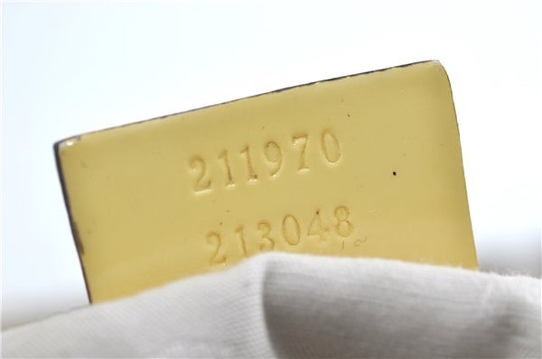 Authentic GUCCI Jolie Shoulder Tote Bag GG Canvas Enamel 211970 Brown J2231