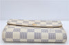 Authentic Louis Vuitton Damier Azur Portefeuille Alexandra N63068 Wallet J2235