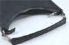 Authentic GUCCI Shoulder Hand Bag GG Canvas Leather 0000602 Black J2237