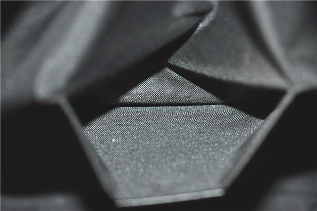 Authentic GUCCI Shoulder Hand Bag GG Canvas Leather 0000602 Black J2237