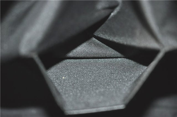 Authentic GUCCI Shoulder Hand Bag GG Canvas Leather 0000602 Black J2237