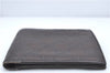 Authentic GUCCI Guccissima Leather Bifold Wallet Purse 146223 Dark Brown J2247