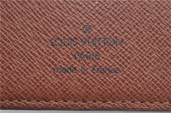 Authentic Louis Vuitton Monogram Porte Papier Zip Bifold Wallet M61207 LV J2248