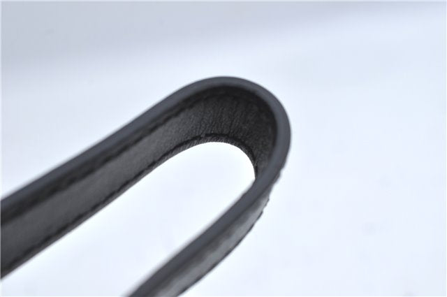 Authentic GUCCI Micro GG Guccissima Leather Clutch Hand Bag Purse Black J2252