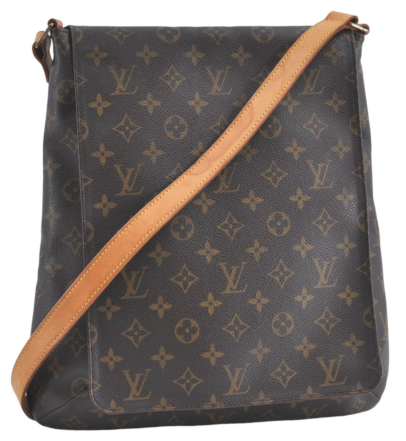 Authentic Louis Vuitton Monogram Musette Shoulder Cross Body Bag M51256 LV J2254