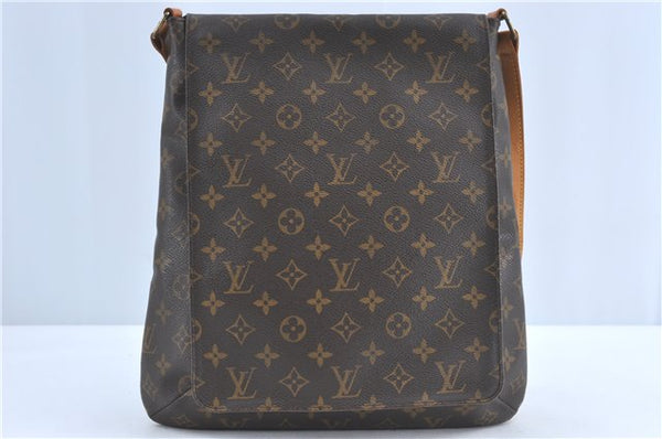 Authentic Louis Vuitton Monogram Musette Shoulder Cross Body Bag M51256 LV J2254