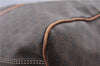 Authentic CELINE Macadam Blason Pattern Boston Bag PVC Leather Brown J2256