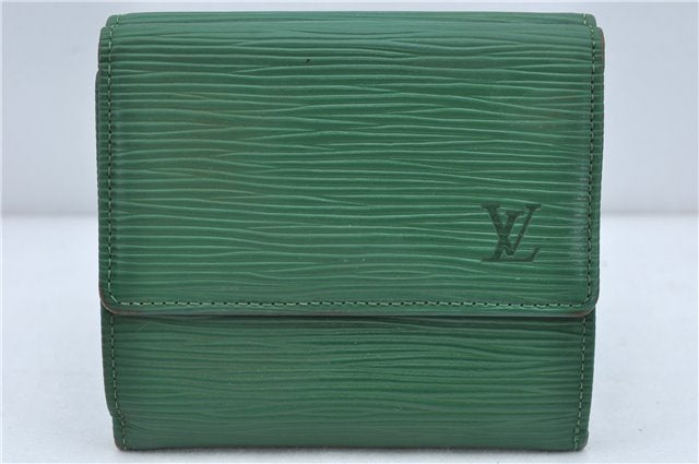 Louis Vuitton Epi Porte Monnaie Billets Cartes Credit Wallet M63484 Green J2257