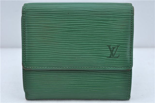 Louis Vuitton Epi Porte Monnaie Billets Cartes Credit Wallet M63484 Green J2257