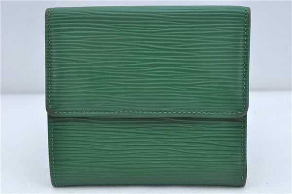 Louis Vuitton Epi Porte Monnaie Billets Cartes Credit Wallet M63484 Green J2257