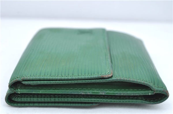 Louis Vuitton Epi Porte Monnaie Billets Cartes Credit Wallet M63484 Green J2257