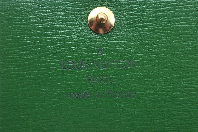 Louis Vuitton Epi Porte Monnaie Billets Cartes Credit Wallet M63484 Green J2257