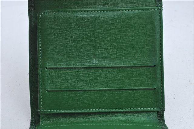 Louis Vuitton Epi Porte Monnaie Billets Cartes Credit Wallet M63484 Green J2257