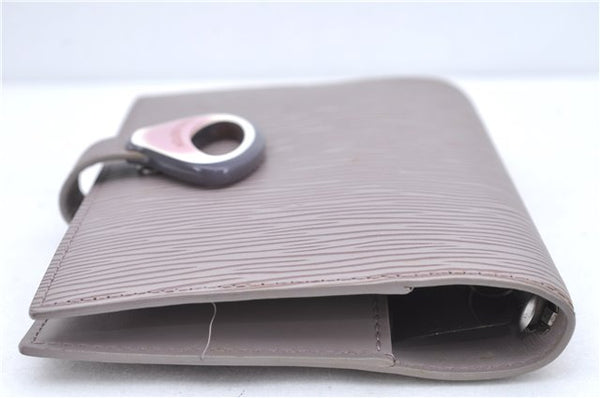 Authentic Louis Vuitton Epi Z Agenda PM Day Planner Cover Gray R2009B LV J2258