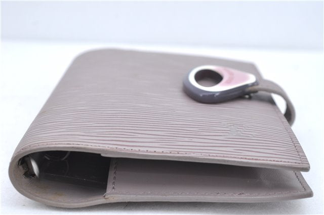 Authentic Louis Vuitton Epi Z Agenda PM Day Planner Cover Gray R2009B LV J2258