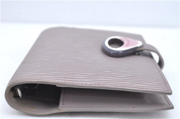 Authentic Louis Vuitton Epi Z Agenda PM Day Planner Cover Gray R2009B LV J2258