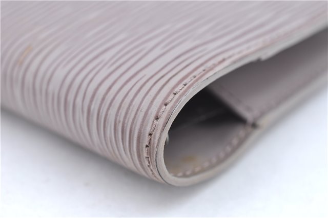 Authentic Louis Vuitton Epi Z Agenda PM Day Planner Cover Gray R2009B LV J2258