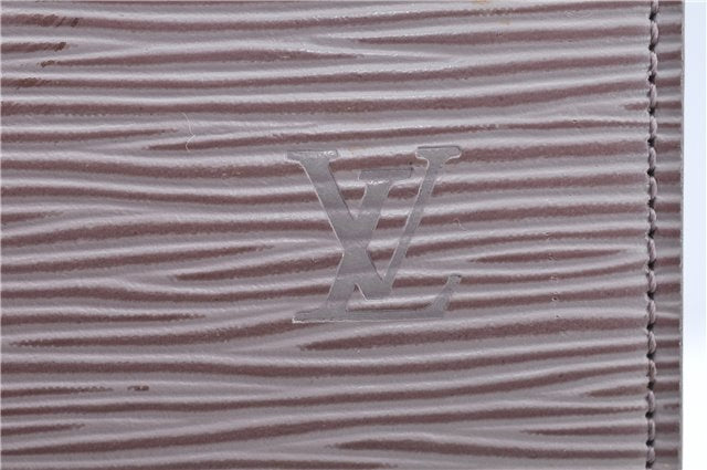 Authentic Louis Vuitton Epi Z Agenda PM Day Planner Cover Gray R2009B LV J2258