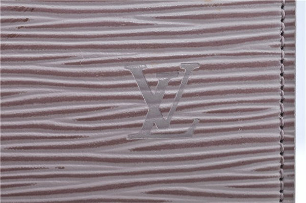 Authentic Louis Vuitton Epi Z Agenda PM Day Planner Cover Gray R2009B LV J2258