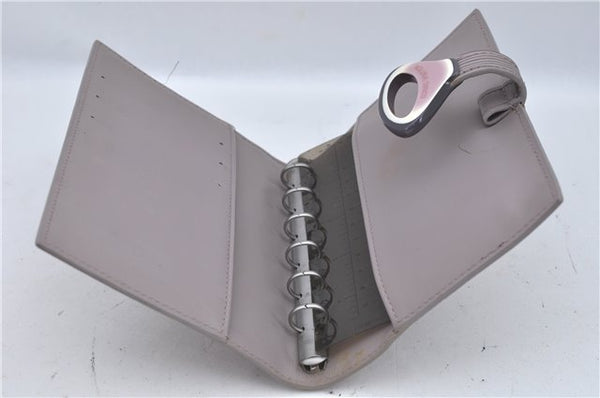 Authentic Louis Vuitton Epi Z Agenda PM Day Planner Cover Gray R2009B LV J2258