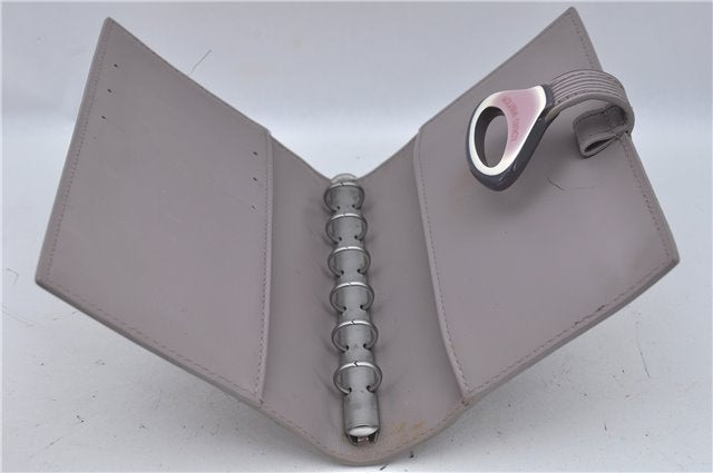 Authentic Louis Vuitton Epi Z Agenda PM Day Planner Cover Gray R2009B LV J2258
