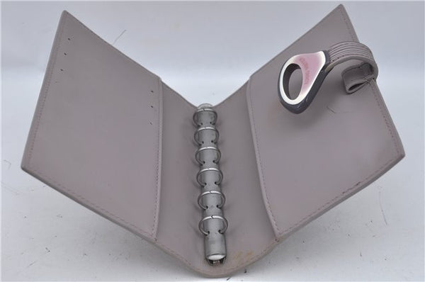Authentic Louis Vuitton Epi Z Agenda PM Day Planner Cover Gray R2009B LV J2258