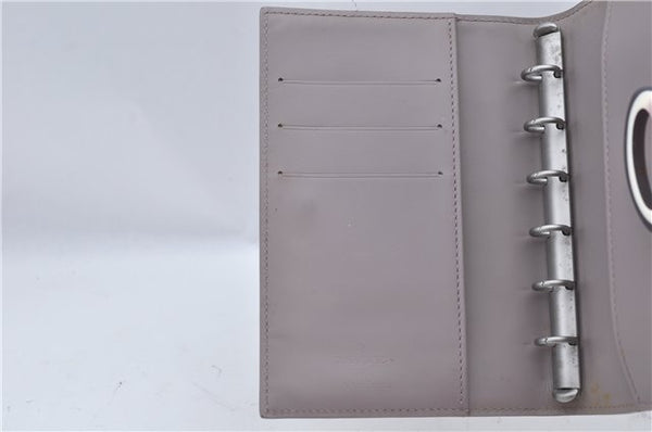 Authentic Louis Vuitton Epi Z Agenda PM Day Planner Cover Gray R2009B LV J2258
