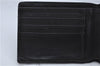 Authentic BOTTEGA VENETA Intrecciato Leather Bifold Wallet Purse Black J2259