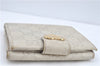 Authentic GUCCI Guccissima Leather Bifold Wallet Purse 203549 White J2261