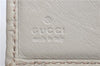 Authentic GUCCI Guccissima Leather Bifold Wallet Purse 203549 White J2261