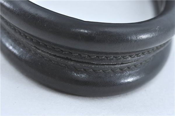 Authentic GUCCI GG Imprime Shoulder Hand Bag PVC Leather 223668 Black J2263