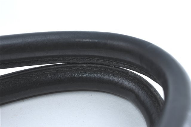 Authentic GUCCI GG Imprime Shoulder Hand Bag PVC Leather 223668 Black J2263