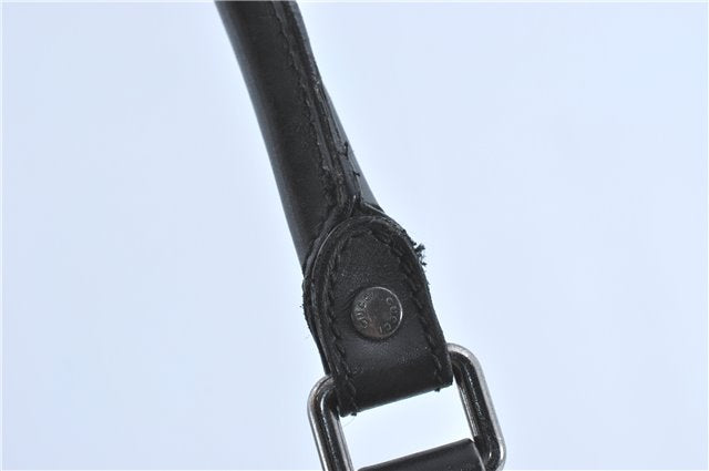 Authentic GUCCI GG Imprime Shoulder Hand Bag PVC Leather 223668 Black J2263