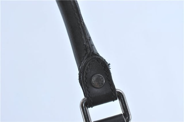 Authentic GUCCI GG Imprime Shoulder Hand Bag PVC Leather 223668 Black J2263