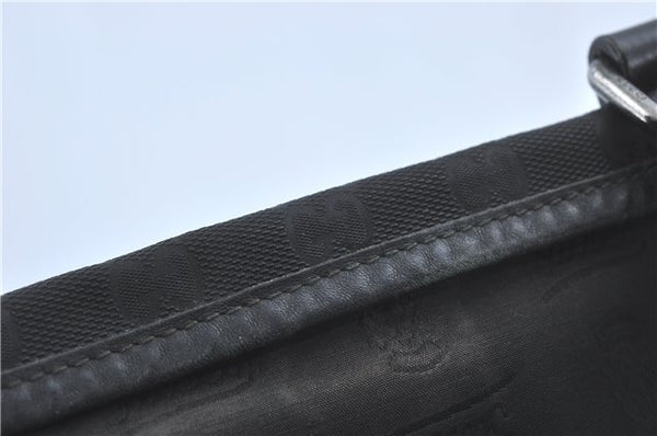 Authentic GUCCI GG Imprime Shoulder Hand Bag PVC Leather 223668 Black J2263